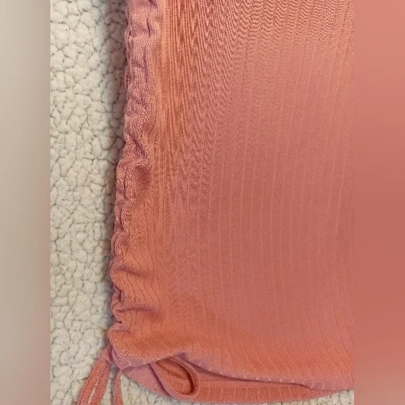 Women's "Soho Girls" Brand, XL, pink, ruched sides shirt - Picture 2 of 5